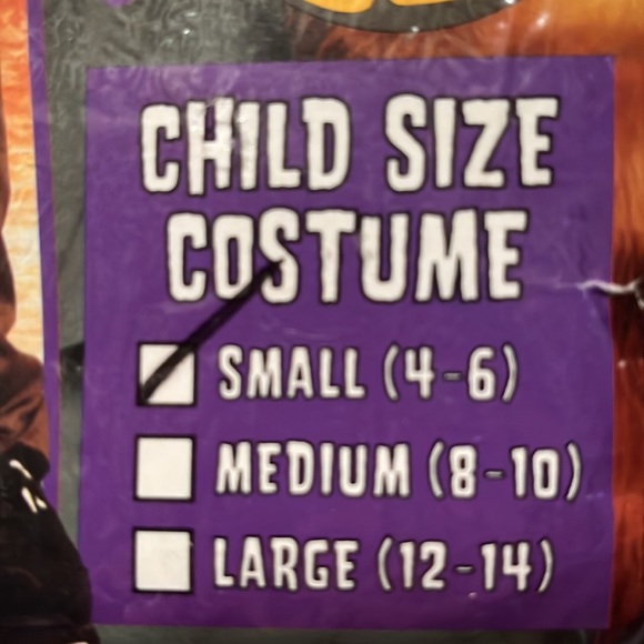 The WOLFMAN Universal Studios Costume Body suit + Rubber Mask Size Child S 4-6 - Picture 16 of 16